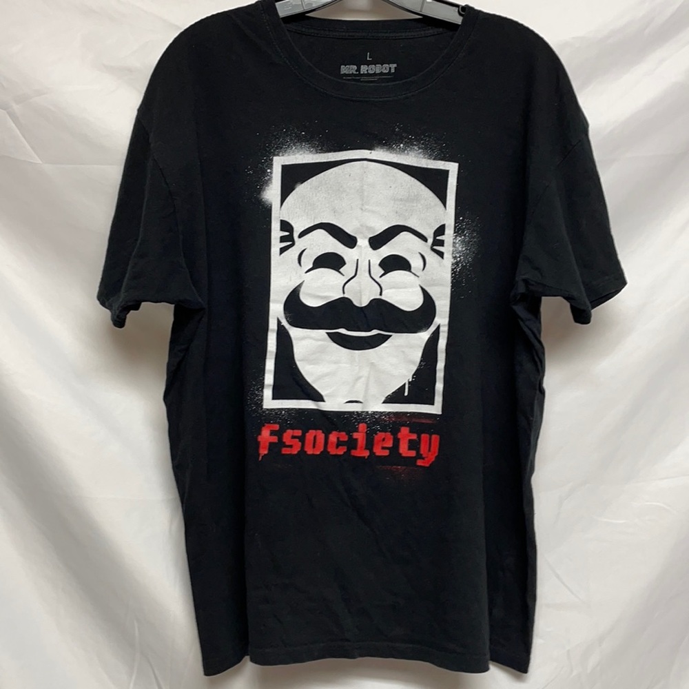 Mr. Robot Loot Crate Exclusive F Society Shirt SZL